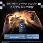 iQOO 15R (Triumph Silver, 8GB RAM, 256GB Storage) | Snapdragon® 8 Gen 5 Processor | India’s Slimmest Smartphone in 7600mAh Battery* | Segment's Most Stable 144FPS Gaming*[aa1098] - Image 4