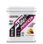 Getmymettle Alpha Whey Protein Powder, Kesar Pista Delight (4kg / 8.8lbs)| Included Gym Bag, Shaker & Sando | 35.06g Protein Per Serving | High Protein for Muscle Growth & Recovery | Fast Absorption | Gym Nutrition[aa1098] - Image 4