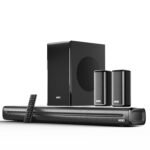 Mivi Fort Hip-Hop 6000 Home Theatre [2025 Latest Launch], 600 Watts Soundbar with cinematic sound, 5.1 Channel, Multiple EQ & Input Modes, BT v5.3, Remote Accessibility, Made in India Sound bar for TV[AA1098]