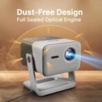 [Dolby Audio Official] Crossbeats Lumex Vista Projector 4k Ultra HD, 1080p Native, Dust Free, Android TV, WiFi, 1200 ANSI, Smart Mini Projector for Room, Portable Home Theater Cinema, Built-in Apps [AA1096/169] - Image 3