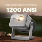 [Dolby Audio Official] Crossbeats Lumex Vista Projector 4k Ultra HD, 1080p Native, Dust Free, Android TV, WiFi, 1200 ANSI, Smart Mini Projector for Room, Portable Home Theater Cinema, Built-in Apps [AA1096/169] - Image 4