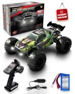 Tygatec 1:16 All Terrain Supersonic Rc Car, 45 Kph High Speed Remote Control Car with 2.4 Ghz Control, Electric Vehicle Off-Road Truck, 4X4 Wheel Drive Trucks Rechargeable Batteries,Green[AA1098]