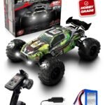 Tygatec 1:16 All Terrain Supersonic Rc Car, 45 Kph High Speed Remote Control Car with 2.4 Ghz Control, Electric Vehicle Off-Road Truck, 4X4 Wheel Drive Trucks Rechargeable Batteries,Green[AA1098]