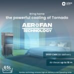 Orient Electric Tornado 65L Desert Air Cooler for home | Densenest Honeycomb Pads | Fully Collapsible Louvers, Inverter Compatible | High Air Delivery | 1 Year Warranty by Orient | Dark Grey[AA1098] - Image 2