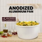 Panasonic SR-WA10(E) 450W Automatic Electric Rice Cooker 1 Litre with Auto Switch Off| SS Lid |Anodized Aluminium Pan|Cooks 600 Grams Raw Rice|Energy Efficient Cooking | Black[AA1098] - Image 3