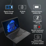 Lenovo ThinkPad E14 Intel Core i5 12th Gen 1235U - (16 GB/512 GB SSD/Windows 11 Pro) TP E14 Gen 4 Thin and Light Laptop (14 Inch, Black, 1.59 Kg, With MS Office)[AA1100/193] - Image 2