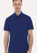 Men Custom Fit Solid Spread Collar Casual Shirt[AA1100/178]