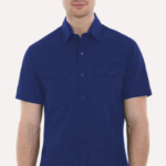 Men Custom Fit Solid Spread Collar Casual Shirt[AA1100/178]