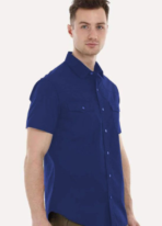 Men Custom Fit Solid Spread Collar Casual Shirt[AA1100/178] - Image 2