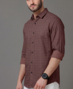 Men Checked Casual Shirt [AA1100/179] - Image 2