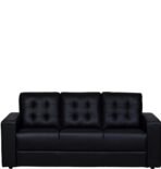 Flipkart Perfect Homes Allie Comfort Fabric Leatherette 3 + 1 + 1 Sofa Set (Black, DIY(Do-It-Yourself)) - Image 4