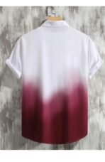 Men Regular, Super Slim Fit Self Design Ribbed Collar Casual Shirt[AA1100/142] - Image 2