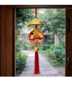 1. Spiritual Khatu Shyam Salasar Balaji Chatra Hanging for Home Temple Car Decorative Showpiece - 34 cm (Plastic, Multicolor)[AA1100/143] - Image 4