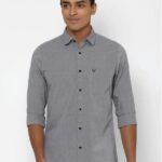 Men Grey Slim Fit Casual Shirt[AA1100/177]