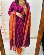 WOMEN KURTA PLAZO AND DUPATTA SET[AA1100/188] - Image 3