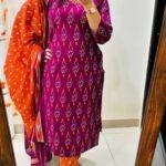 WOMEN KURTA PLAZO AND DUPATTA SET[AA1100/188]