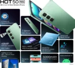Hot 50 5G (Sage Green, 128 GB) (8 GB RAM) [AA1102/295] - Image 2