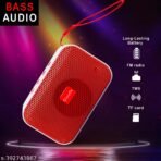 Mega Bass MINI Portable Wireless Bluetooth Premium Speaker 5 W Portable Bluetooth Party Speaker [AA1096/170] - Image 4
