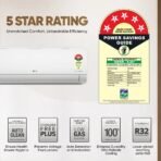 2025 Model 1.5 Ton 5 Star Split Dual Inverter with Faster Cooling and Energy Saving, AI Convertible 6-in-1 Cooling, 4 Way Air Swing, VIRAAT Mode and Diet Mode Plus AC (US-Q19YNZE3, White) [AA1096/171] - Image 3