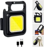 Mini Flashlight 3 Light Modes Portable Pocket Light for Camping, Hiking LED Front Light (Black) [AA1102/293]