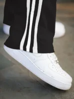 FOXTER Men Solid Black Track Pants[AA1098] - Image 2