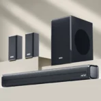 Mivi Fort H350 Soundbar, 350 Watts, 5.1 Channel, Multi-Input and EQ Modes, BT v5.1 350 W Bluetooth Soundbar (Black, 5.1 Channel) [AA1096/190]