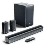 Mivi Fort H350 Soundbar, 350 Watts, 5.1 Channel, Multi-Input and EQ Modes, BT v5.1 350 W Bluetooth Soundbar (Black, 5.1 Channel) [AA1096/190] - Image 4