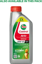 Activ 20W-40 4T 3x Protection with Actibond Technology for Bikes|API SN & JASO MA2 Synthetic Blend Engine Oil (0.9 L, Pack of 1)[AA1100/156] - Image 3