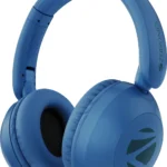 Zeb -Boom In Line Mic, 1.5 Meter Cable, 3.5mm Jack, Soft Cusion, 40mm Drivers Wired Headset (Blue On the Ear)(AA1103/198)