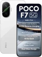 POCO F7 5G (Frost White, 256 GB) (12 GB RAM)[AA1098]