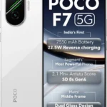 POCO F7 5G (Frost White, 256 GB) (12 GB RAM)[AA1098]