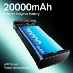 20000 mAh 22.5 W Power Bank (Steel Blue, Lithium Polymer, Fast Charging, Quick Charge 3.0, Power Delivery 3.0 for Mobile, Tablet) [AA1102/289] - Image 3