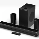Mivi Visit store Mivi Fort Sonic 400 Soundbar, 5.1 Channel, Multi-Input and EQ Modes, BT v5.3 400 W Bluetooth Soundbar (Black, Silver, 5.2 Channel)