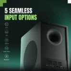 Mivi Visit store Mivi Fort Sonic 400 Soundbar, 5.1 Channel, Multi-Input and EQ Modes, BT v5.3 400 W Bluetooth Soundbar (Black, Silver, 5.2 Channel) - Image 4