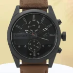 Fastrack Visit store Fastrack All Nighter Multifunction Black Dial Brown LeatherStrap Analog Watch  - For Men NT3165NL01[aa1098]