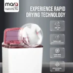 6 kg 5 Star Rating Innowash Range Semi Automatic Top Load White, Maroon (MQSA605NNNDM/MQSA60H5W)[AA1100/182] - Image 4