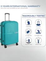 SAFARI Visit store Hard Body Set of 2 Luggage 4 Wheels - ECLIPSENEO SET 4W - Teal, Silver[aa1098] - Image 3