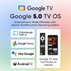 realme TechLife 80 cm (32 inch) QLED HD Ready Smart Google TV with 5.0 OS, Dolby Audio, and Downfiring speaker [AA1098] - Image 2