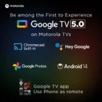 MOTOROLA 80 cm (32 inch) QLED HD Ready Smart Google TV 2025 Edition with 5.0 OS, 40 W speaker, and Dolby Audio (32HDGQMVSAQ)[AA1098] - Image 2