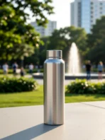 Flipkart SmartBuy Visit store SINGLE WALL STAINLESS STEEL FRIDGE WATERBOTTLE FOR DAILY USE IN HOME AND OFFICE 1000 ml Steel Bottle (Pack of 1, Silver)[aa1098]