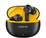 realme Buds T110 (RMA2306) with AI ENC for calls, 38 hours of Playback and Deep Bass Bluetooth Headset (Punk Black, True Wireless)[AA1097/108]