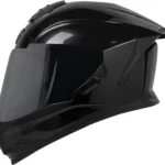 Steelbird Visit store SBH-57 Fighter ISI and DOT Certified Full Face Helmet for Men and Women Motorbike Helmet (Glossy Black)[aa1098]