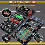 Storage Box 48pc Diecast Toy Car Unisex Racing Collection Pull Back Car set (Multicolor) [AA1102/303] - Image 4
