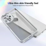 ROSALINE Back Cover for Vivo Y27 (Grey, Transparent, Camera Bump Protector, Pack of: 1)[AA1098] - Image 2